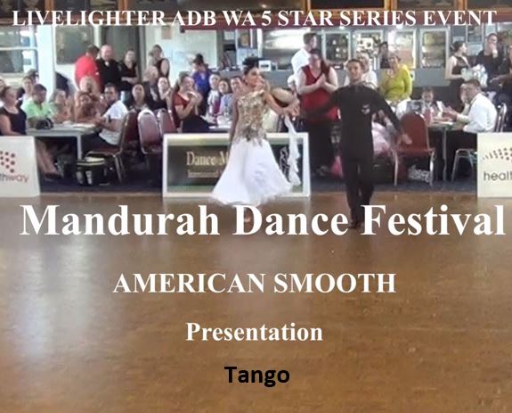 Mandurah Dance Festival American Smooth Tango Presentation