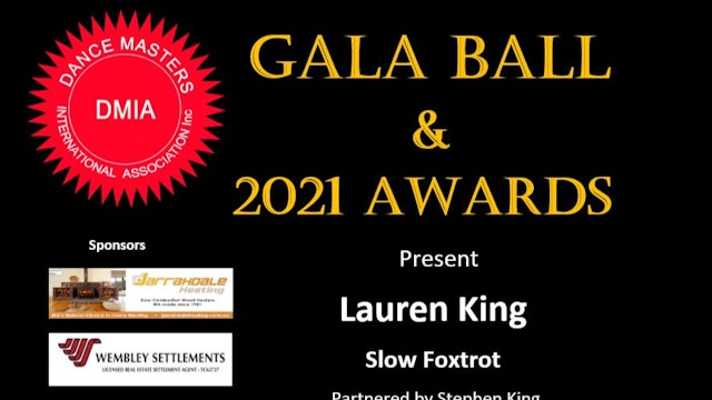 Lauren King Slow Foxtrot Showcase