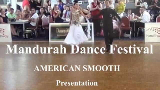 Mandurah Dance Festival American Smooth Slow Foxtrot Presentation