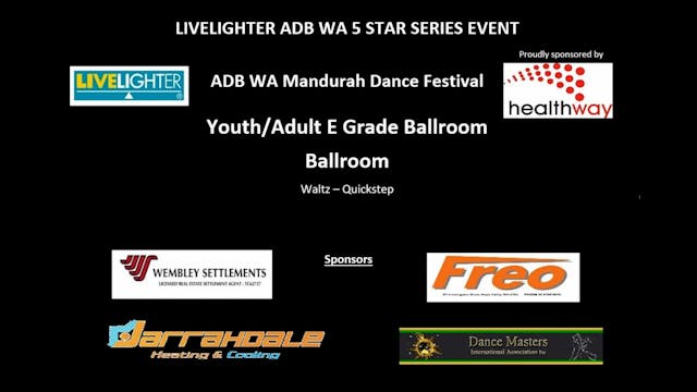 Youth Adult E Grade Ballroom