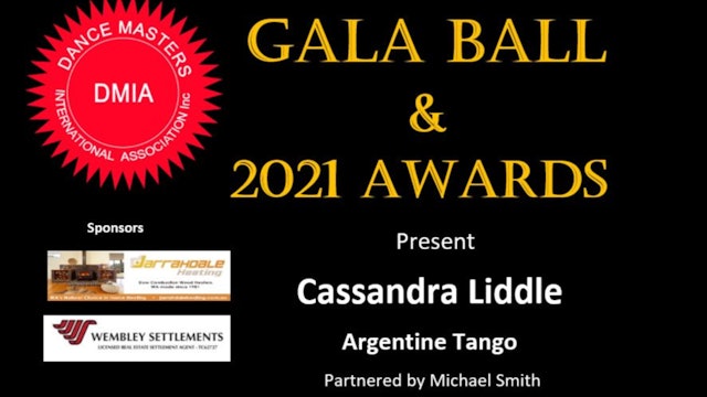 Cassandra Liddle Argentine Tango Showcase