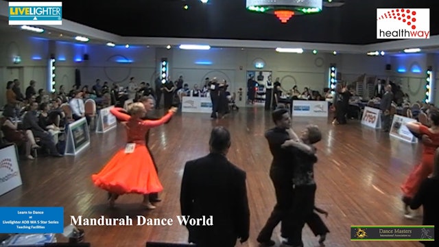 LiveLighter Indian Pacific Masters Gold & Above Ballroom