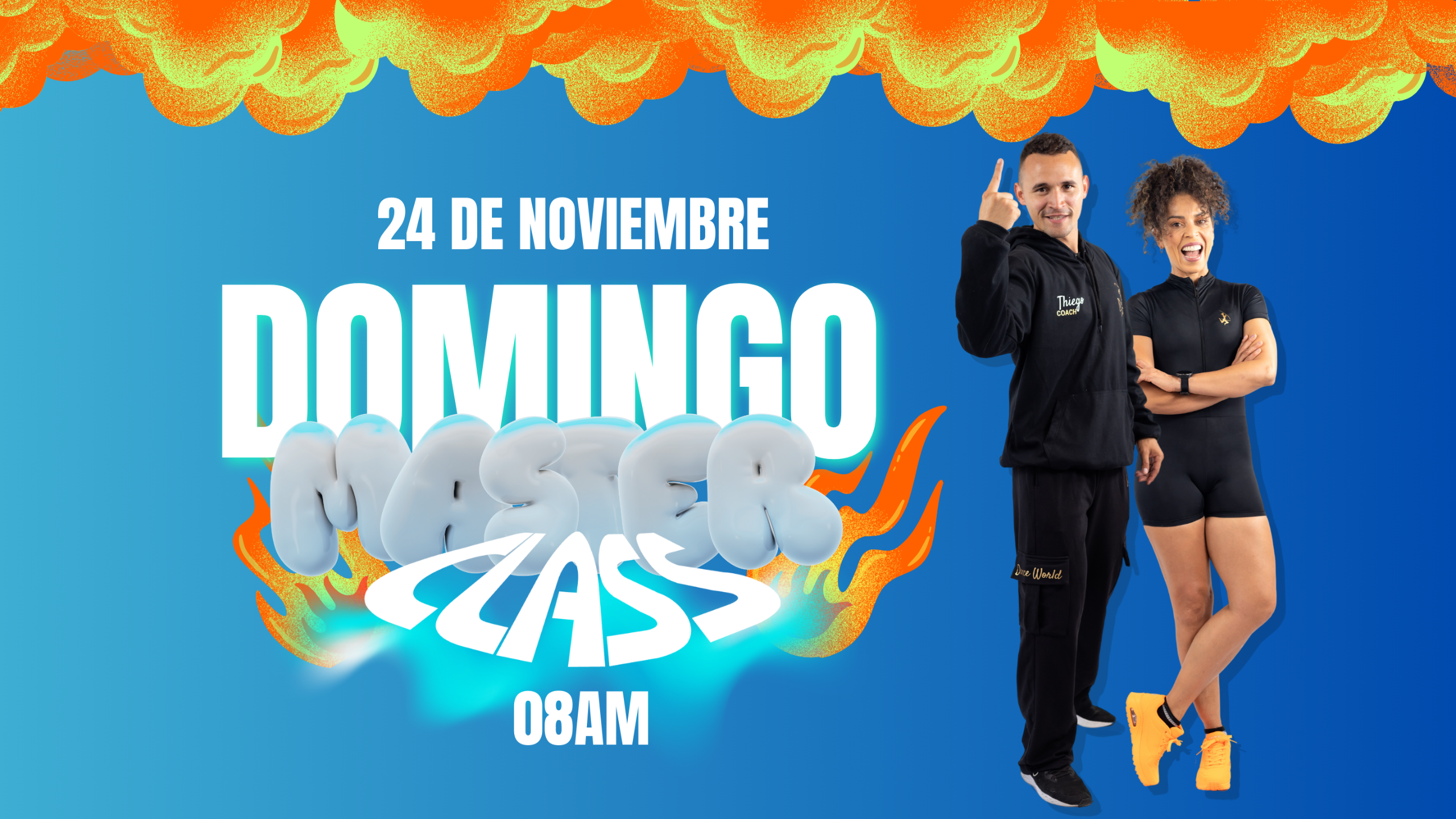 45 min | Master Class de domingo | Evelys y Thiego | Intermedio