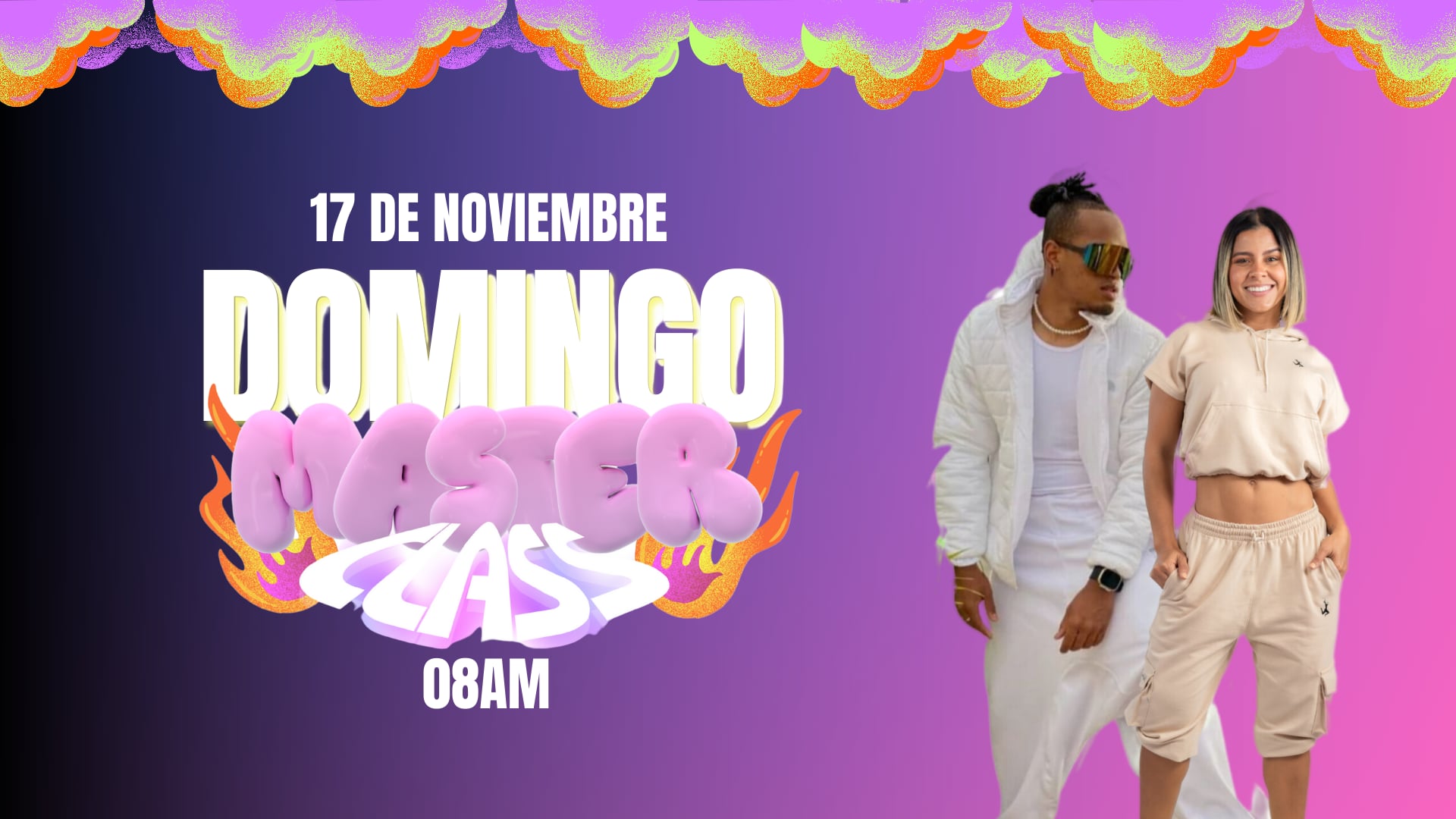 45 min | Master Class de domingo | Carolina y Jhonatan |