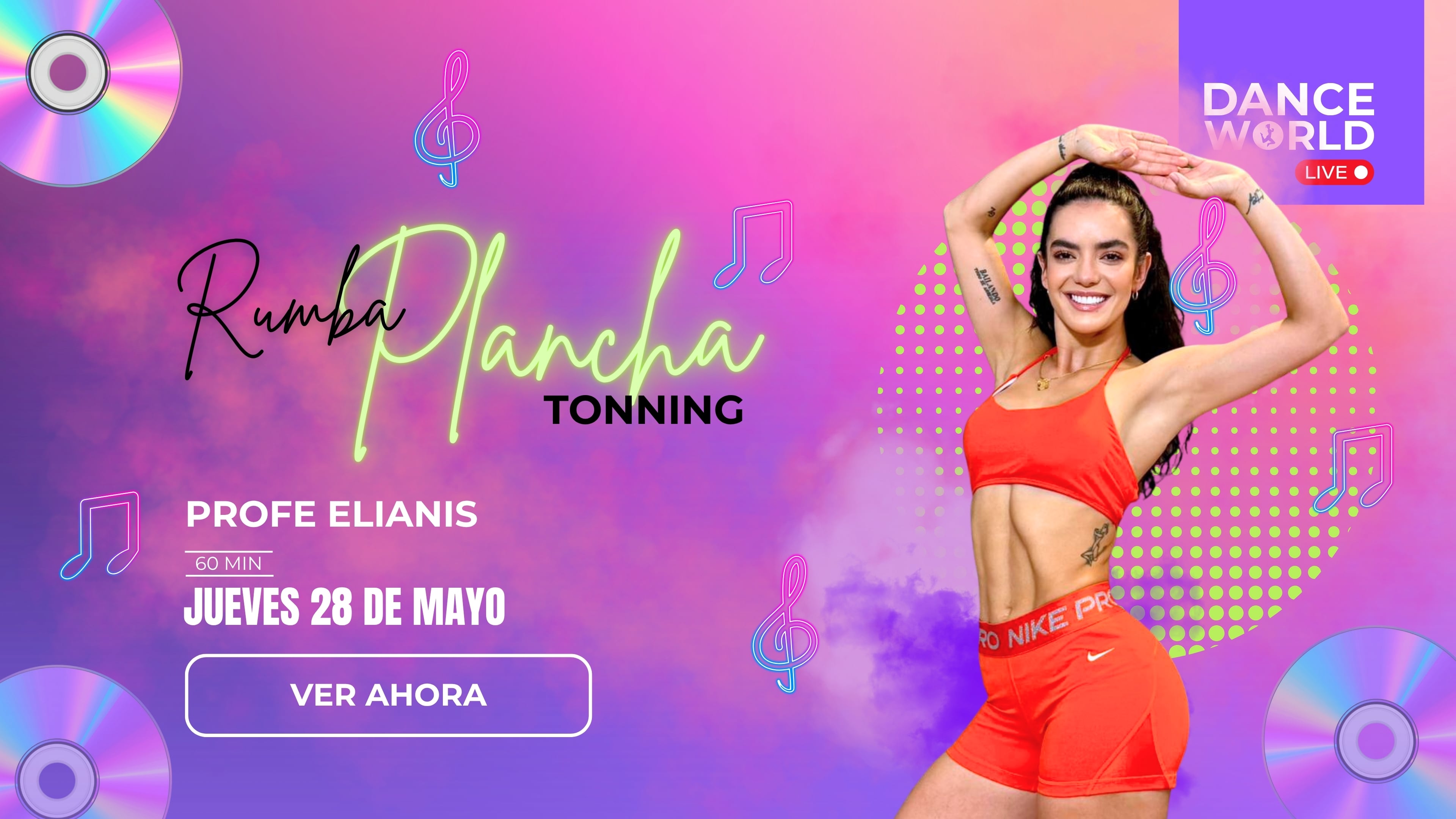 60 min | Rumba Plancha Tonning | Elianis | Mayo 28