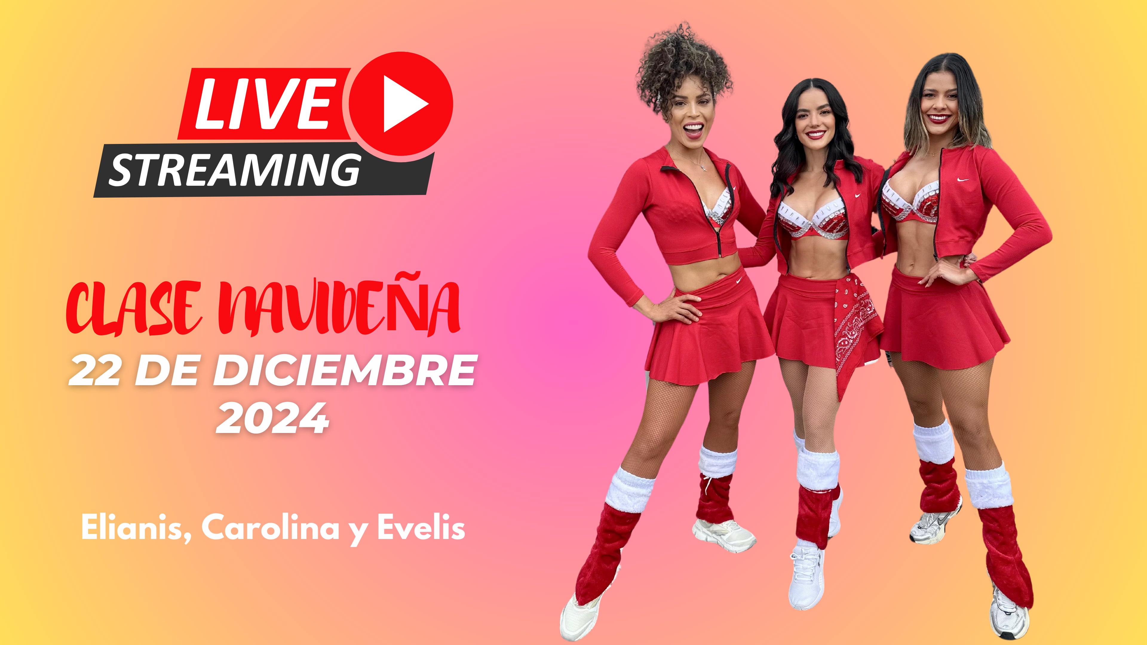 45 min | Master Class Navideña | Elianis, Caro y Evelis | Intermedio