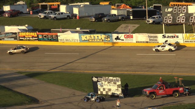 Slinger Speedway Bar Cars July 12 2020