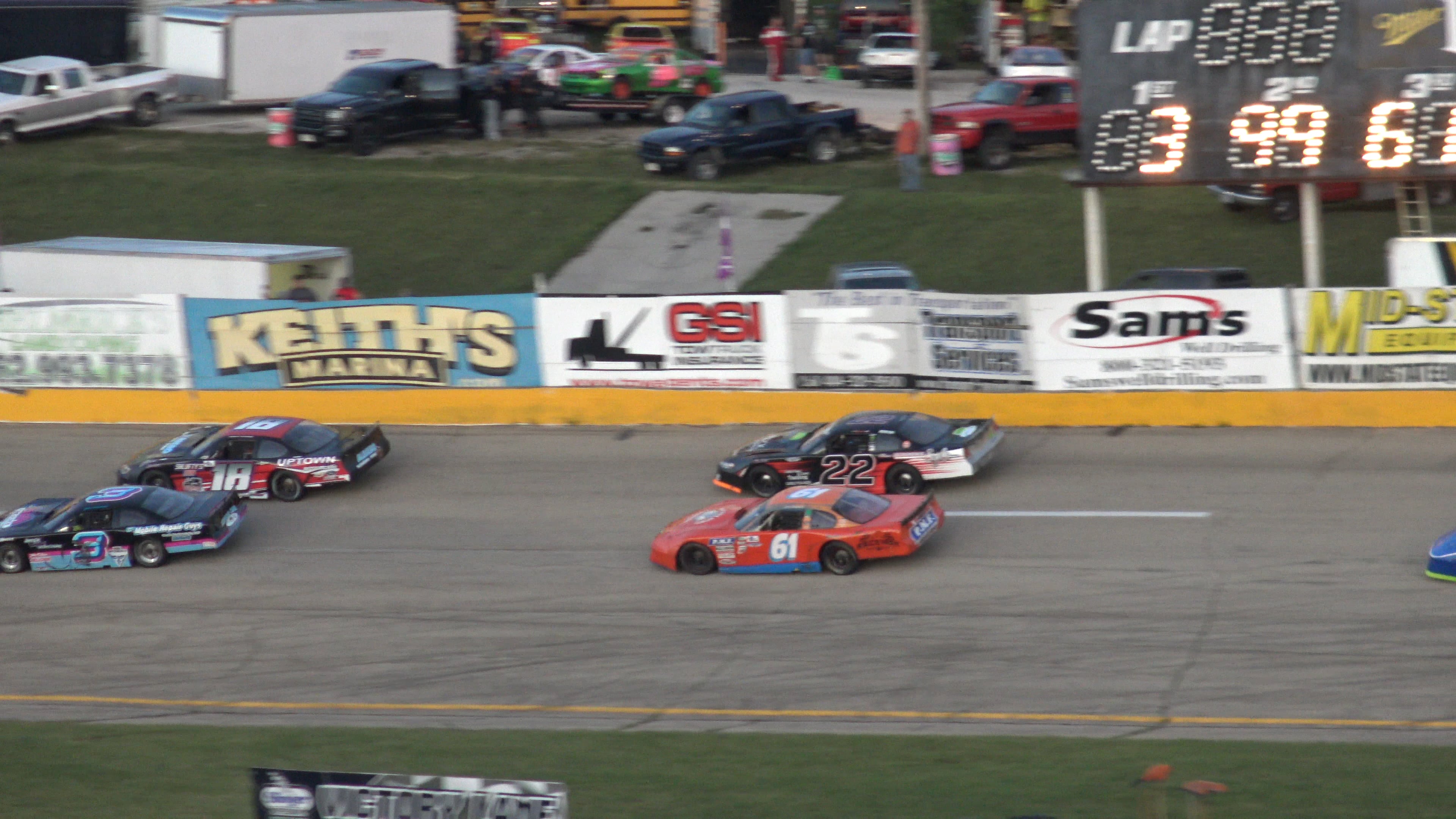 Slinger Speedway August 30 2020 late model heat 1