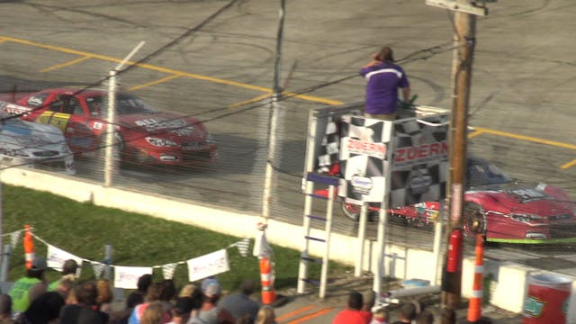 Slinger Speedway late model heat 2 Ju...