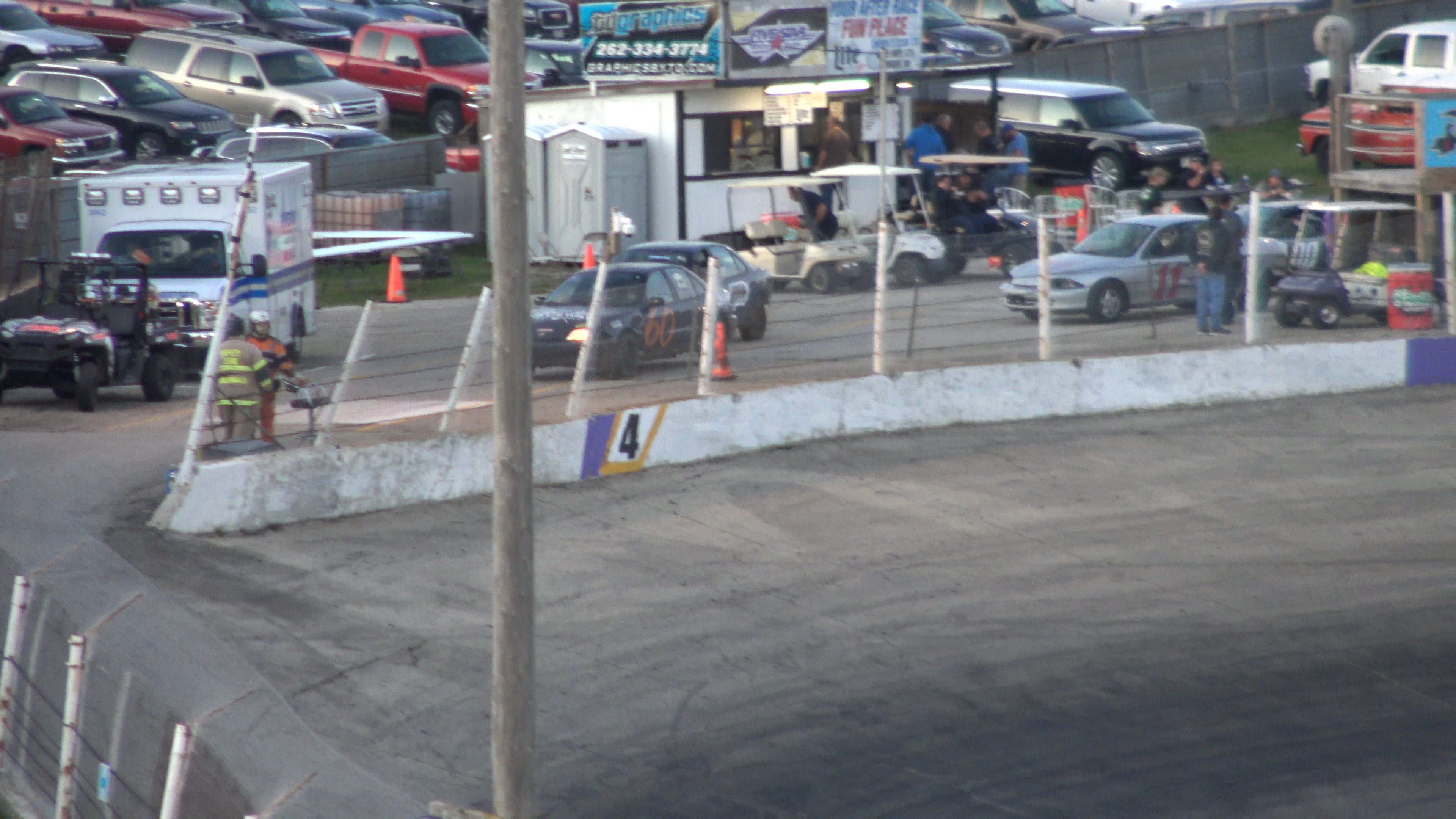 Slinger Speedway September 1 2019 Bar Car Race