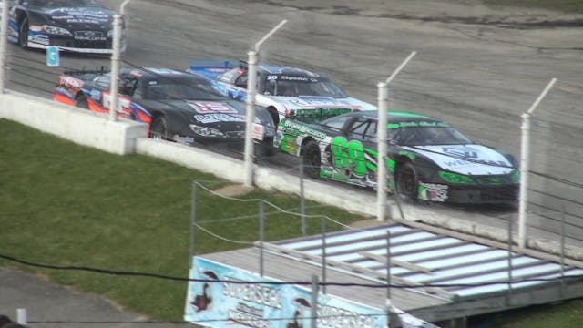 Slinger Speedway late model heat 2 Ju...