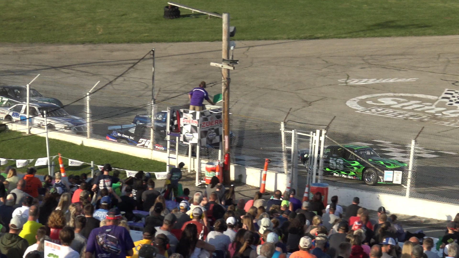 Slinger Speedway sportsman heat 2 June 28 2020