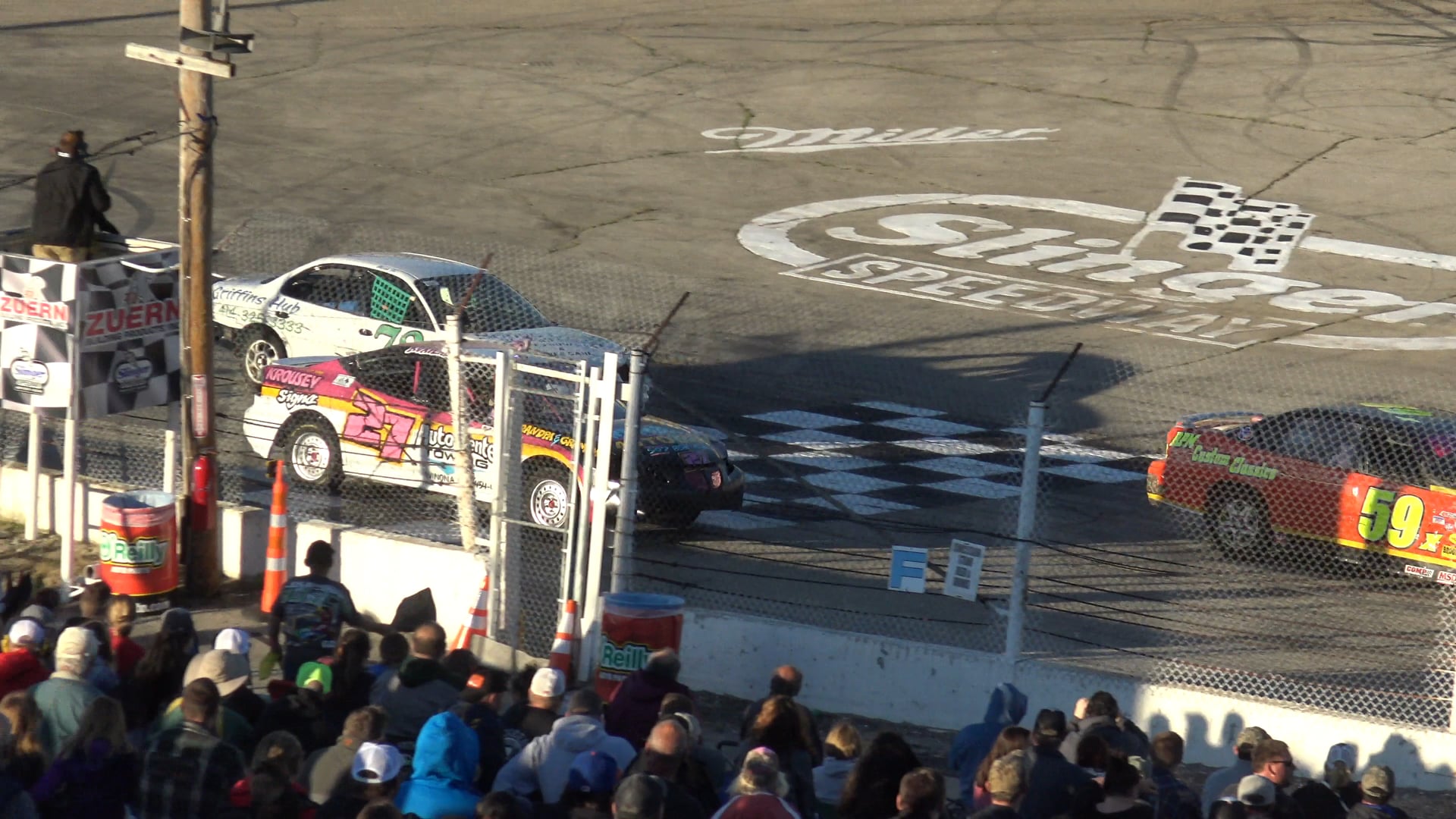 Slinger Speedway Slinger sixers heat race June 14 2020