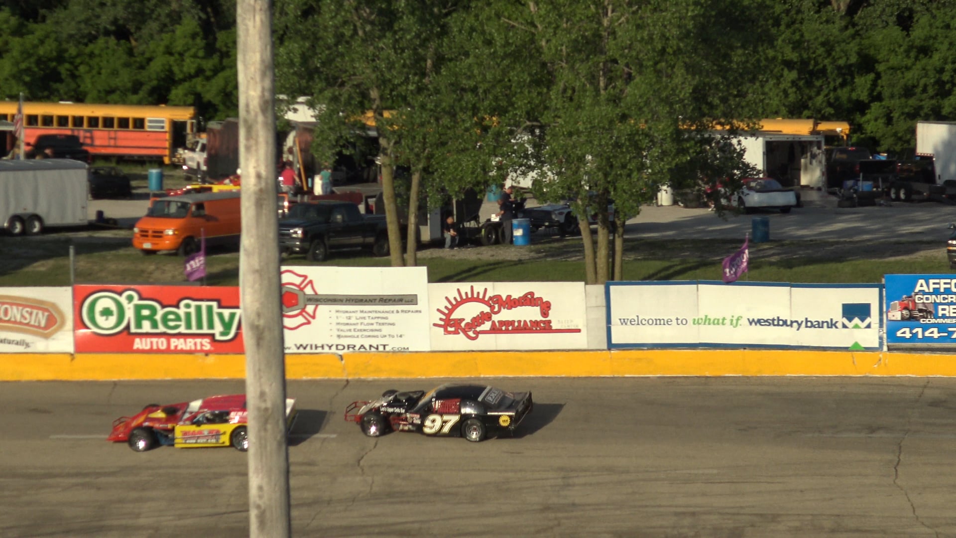 Slinger Speedway June 7 2020 Modified Heat 2