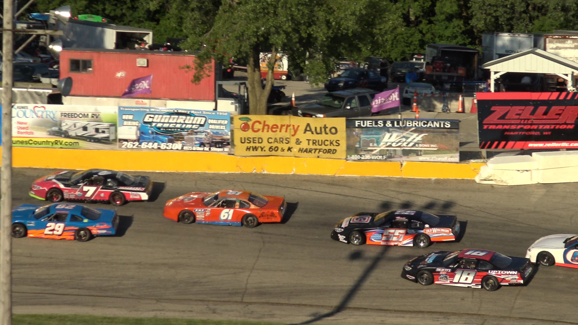 Slinger Speedway late model semi-feature June 14 2020