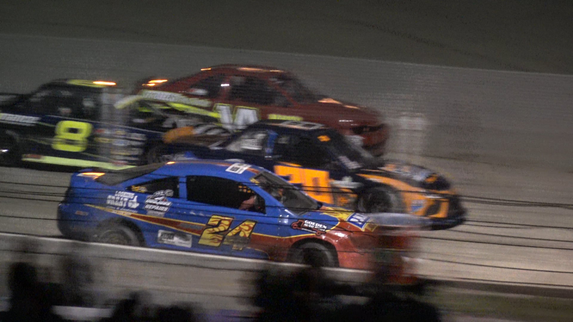 Slinger Speedway super beez feature August 16 2020