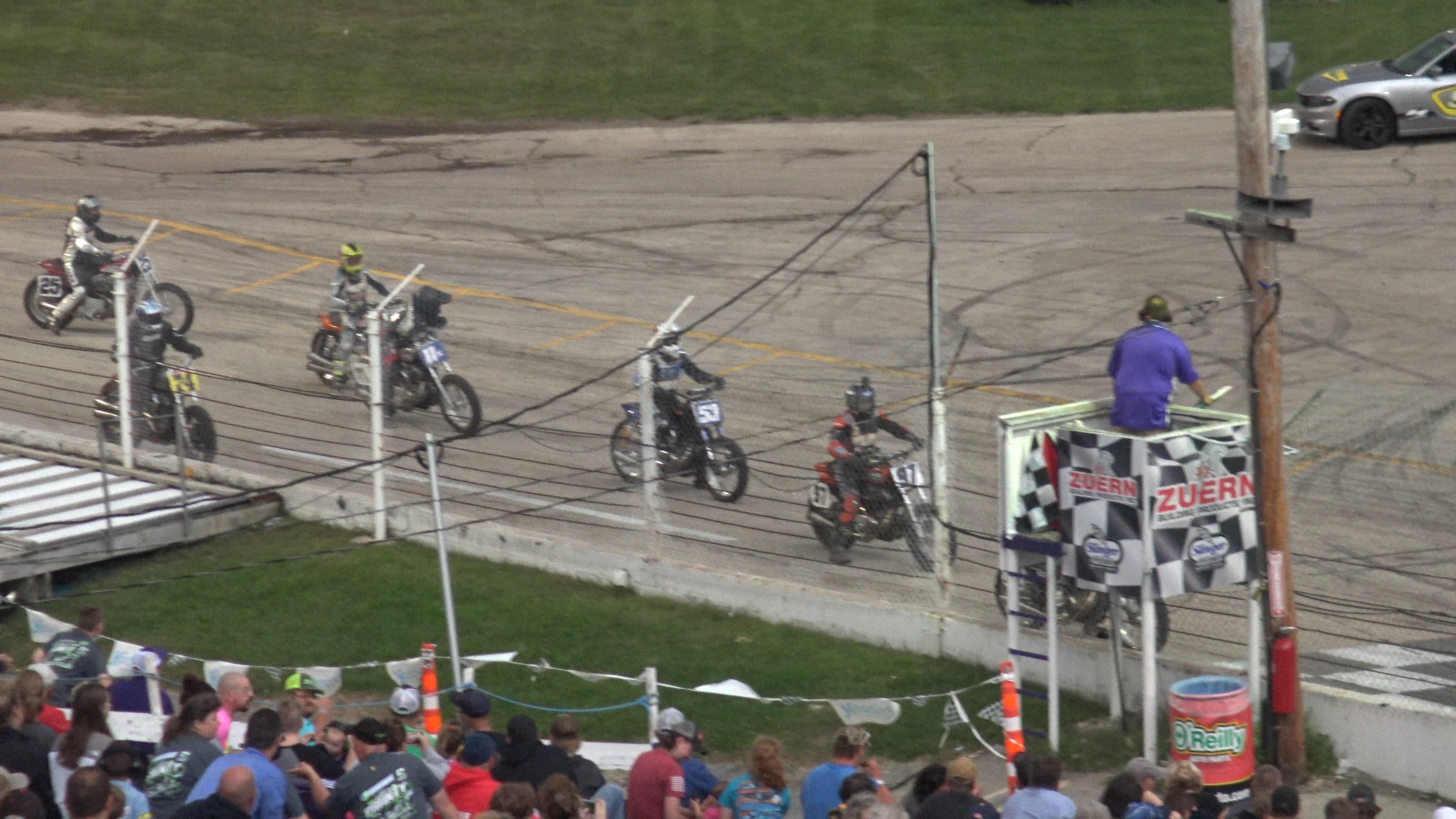 Slinger Speedway September 6 2020 motorcycle exhibition race