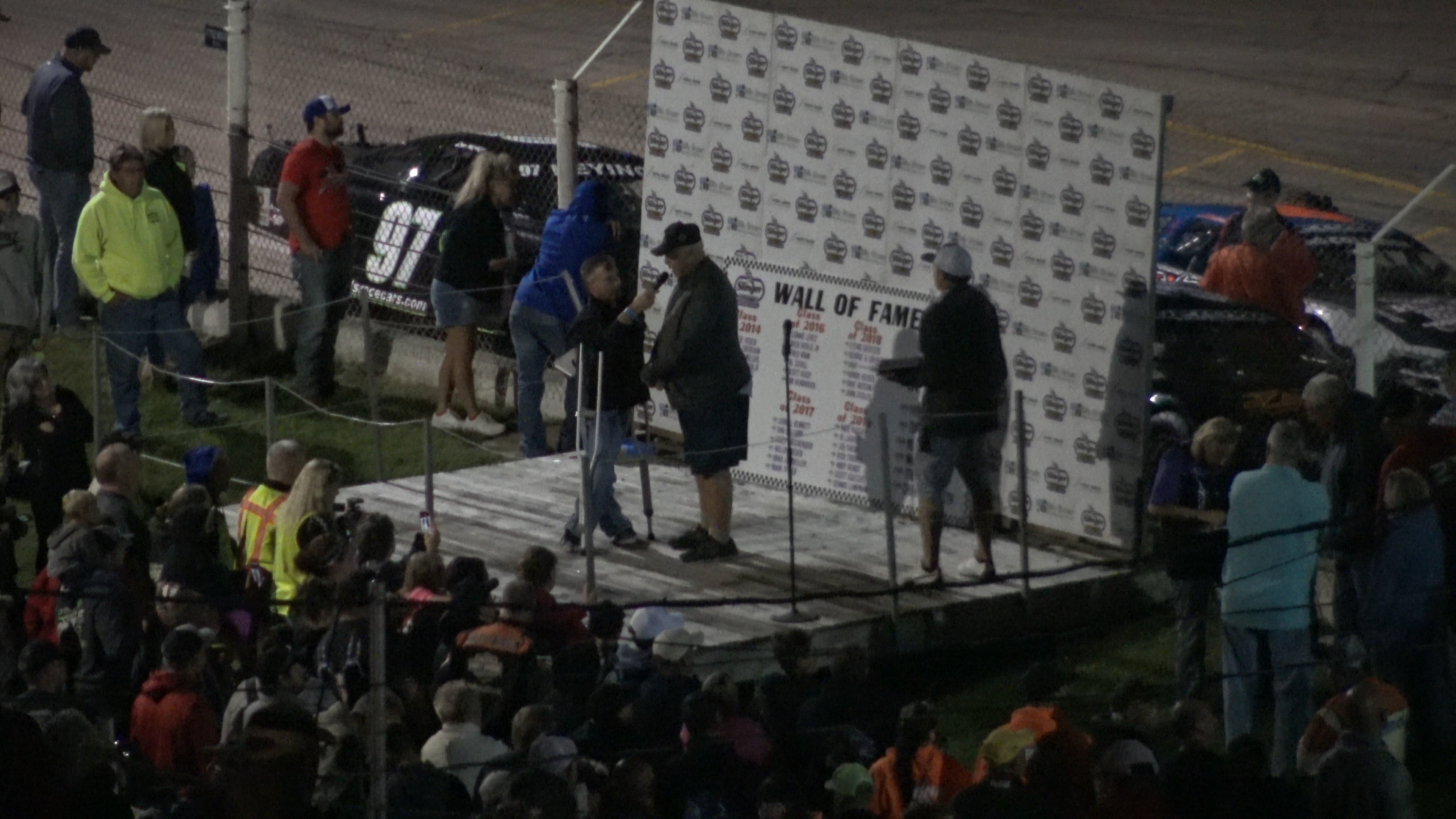 Slinger Speedway August 30 2020 Wall of Fame Inductions