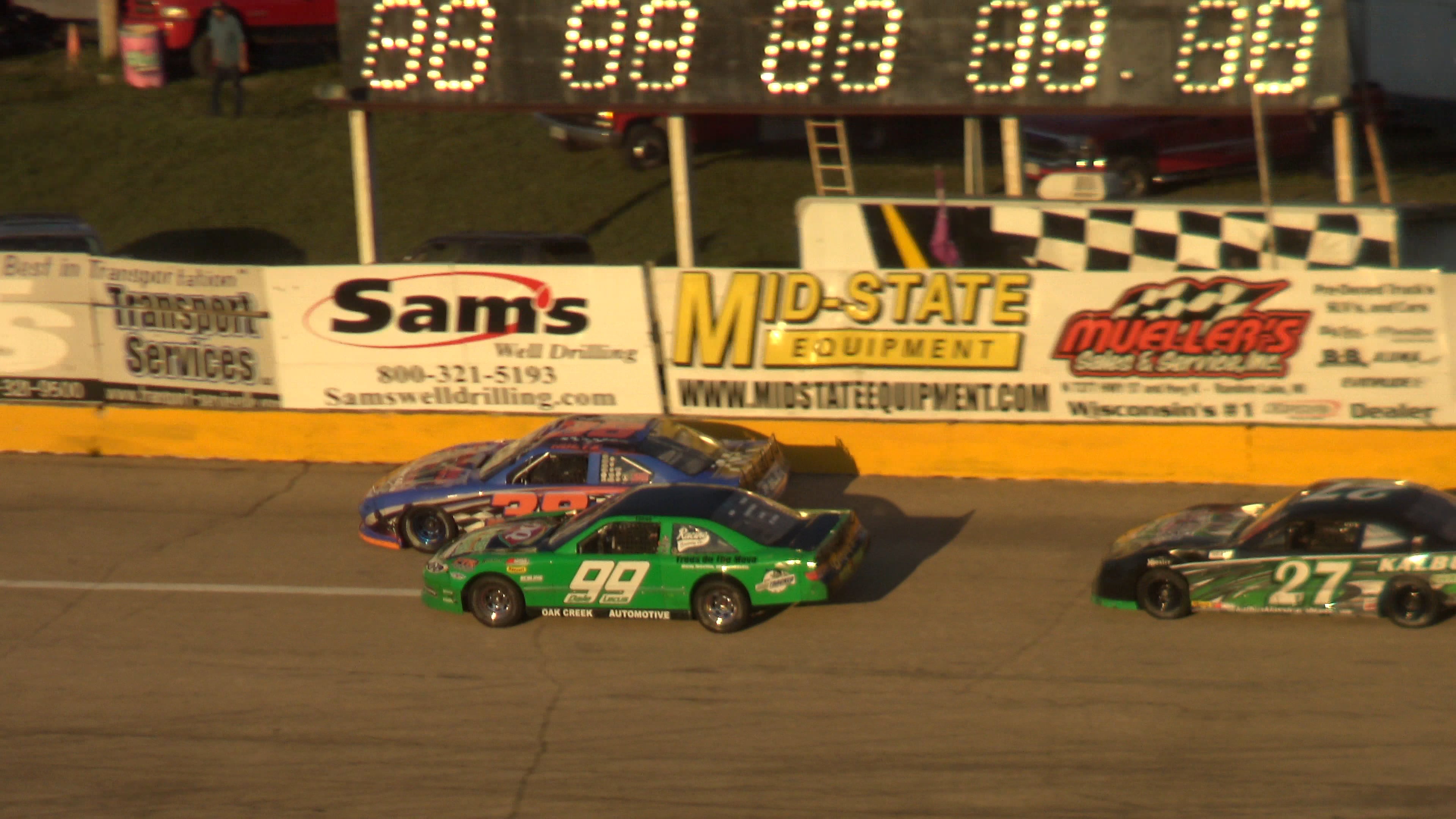 Slinger Speedway August 30 2020 sportsman heat 2