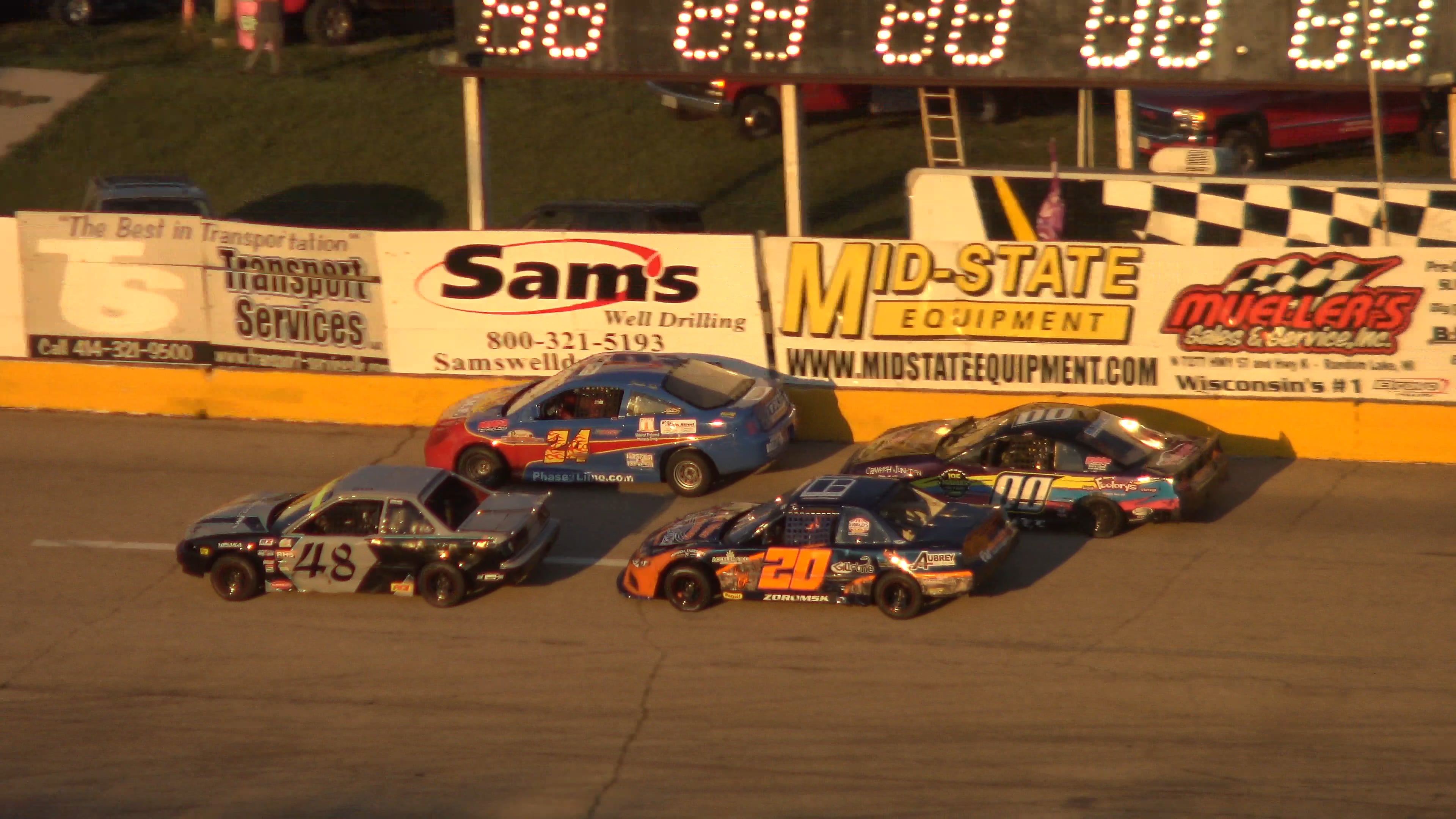 Slinger Speedway August 30 2020 super beez heat 2