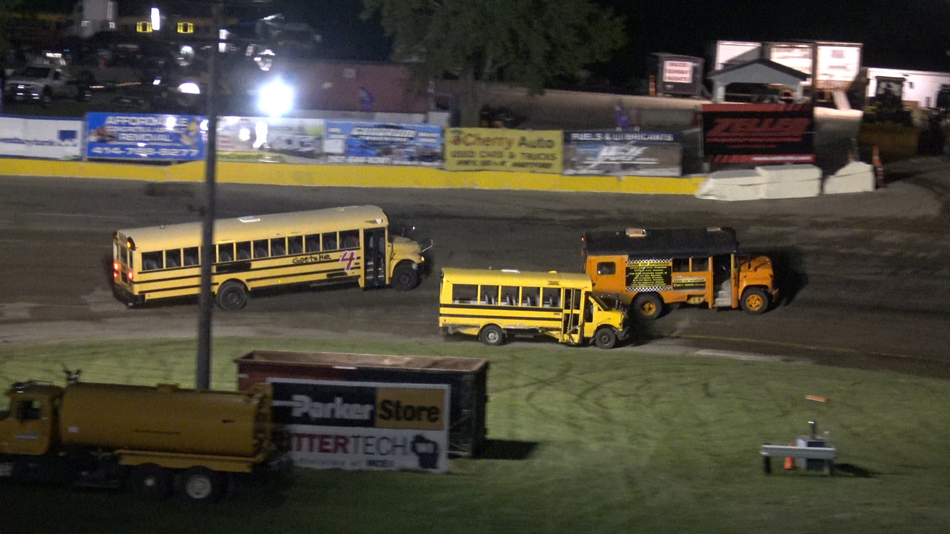 Slinger SlamFest 2 School Bus Figure 8 Race August 15 2020