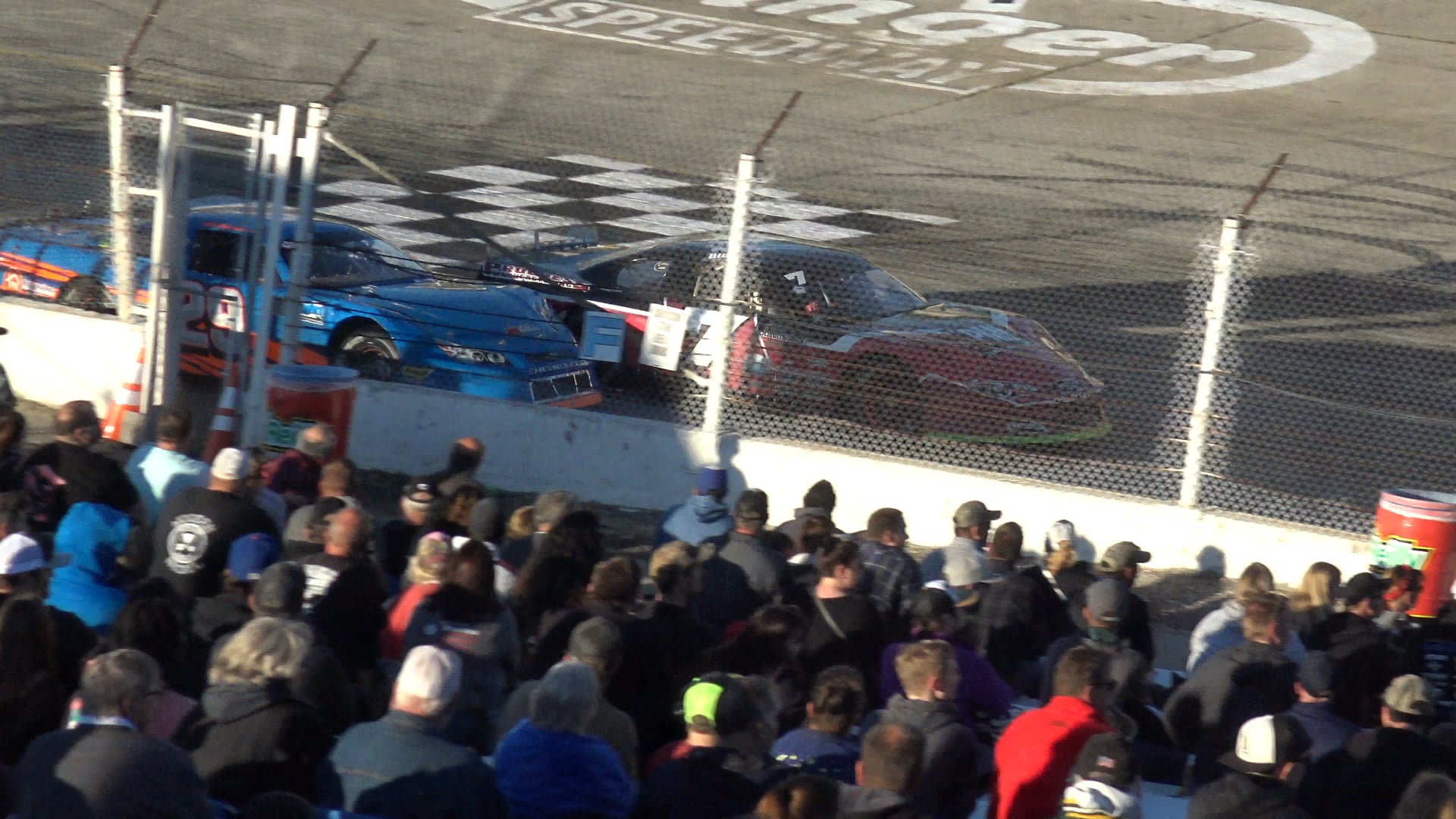Slinger Speedway late model heat 1 June 14 2020