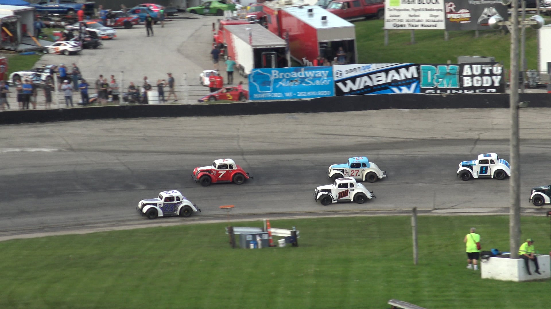 Slinger Speedway May 24 2020 Legends Heat 1