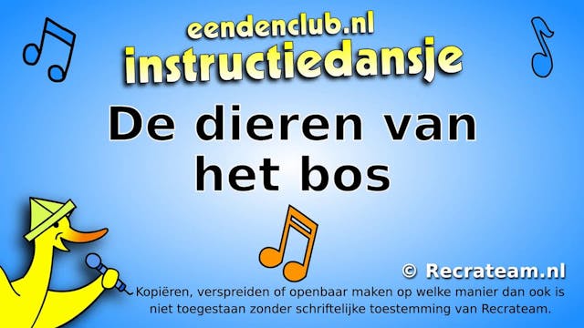 Dieren van het bos