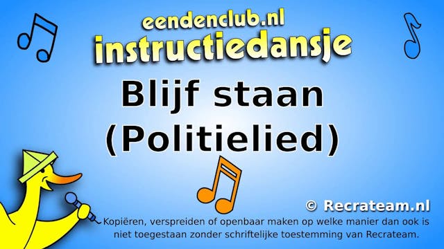 Blijf staan (Politielied)