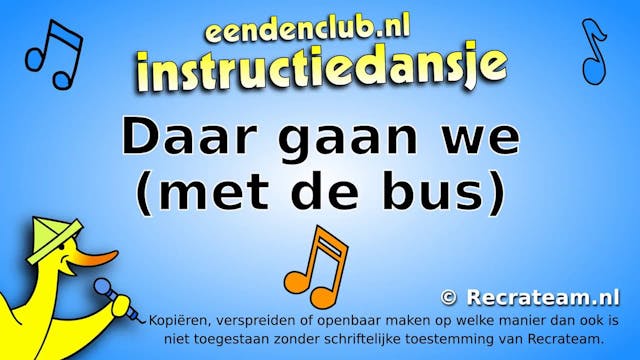 Daar gaan we (met de bus)
