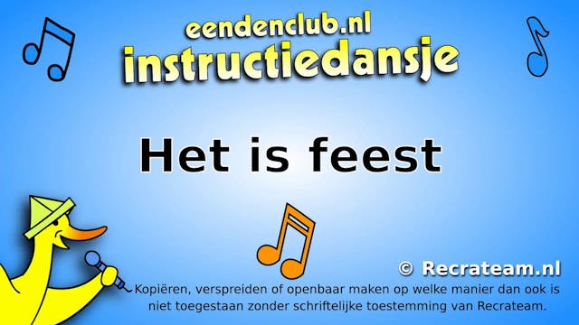 Het is feest