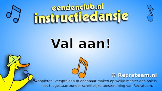 Val aan