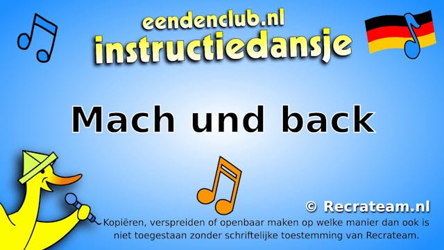 Deutsch - Mach und back