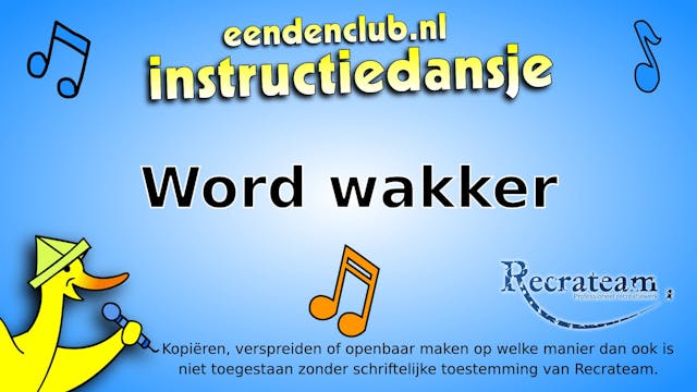 xx Word wakker