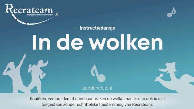 In de wolken