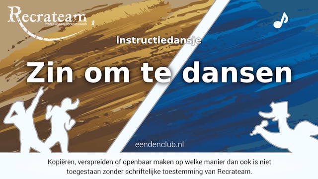 Zin om te dansen
