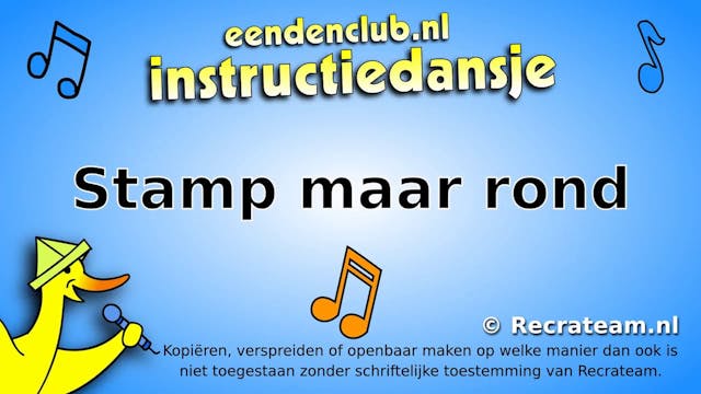 Stamp maar rond