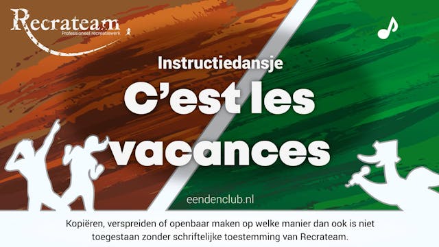 C'est  les vacances