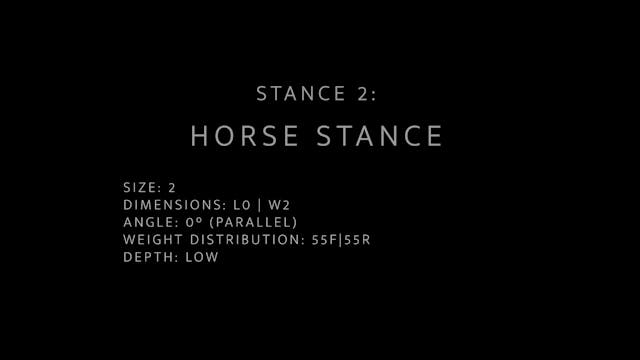 S2. Horse Stance
