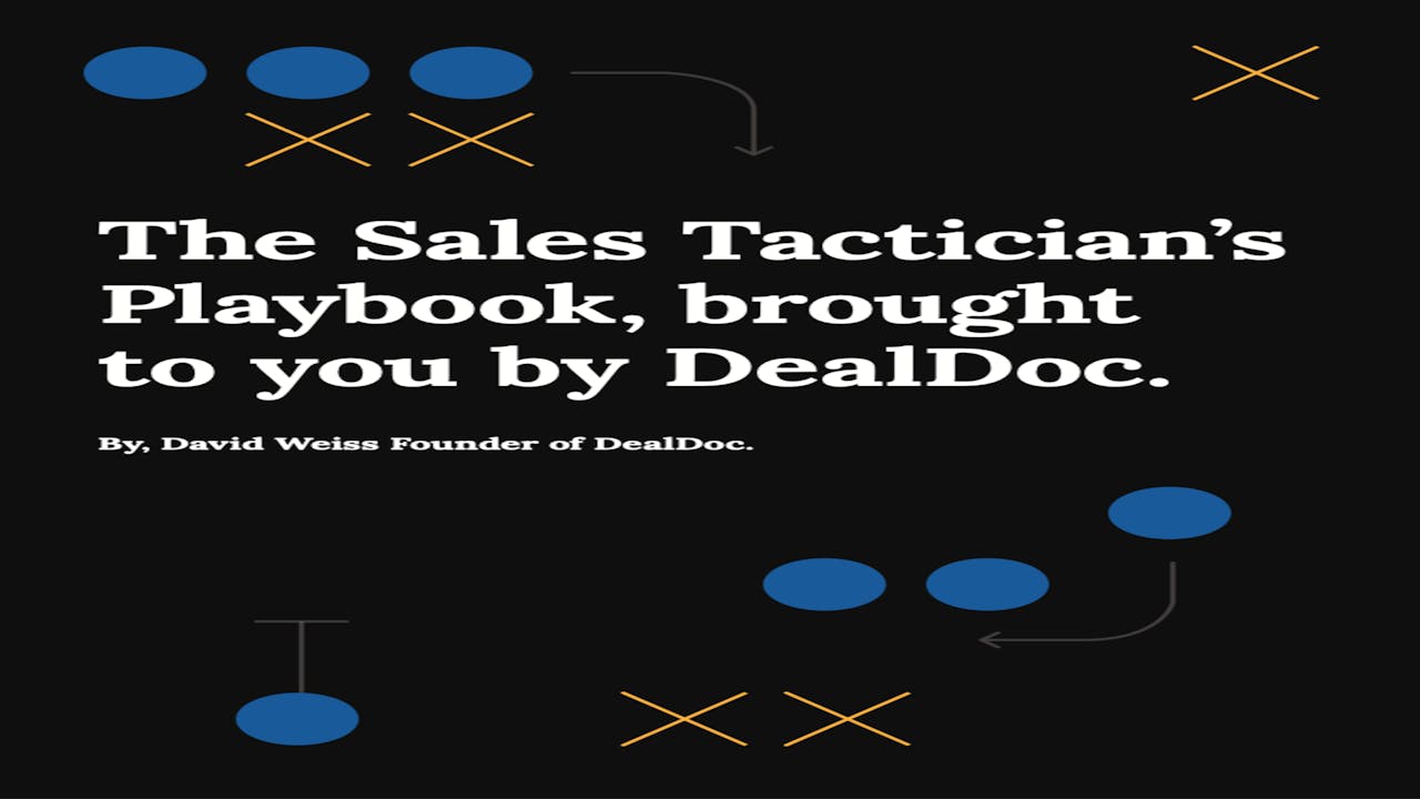 The Sales Tactician's Playbook
