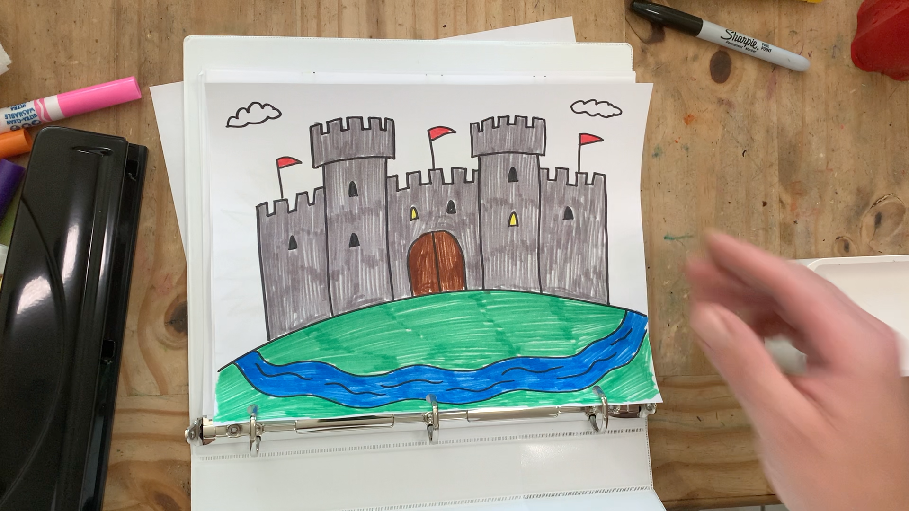 Drawing A Castle