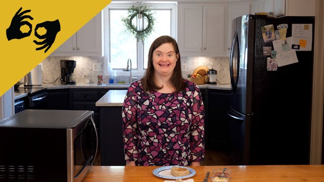 Making Microwave Personal Pizza - ASL
