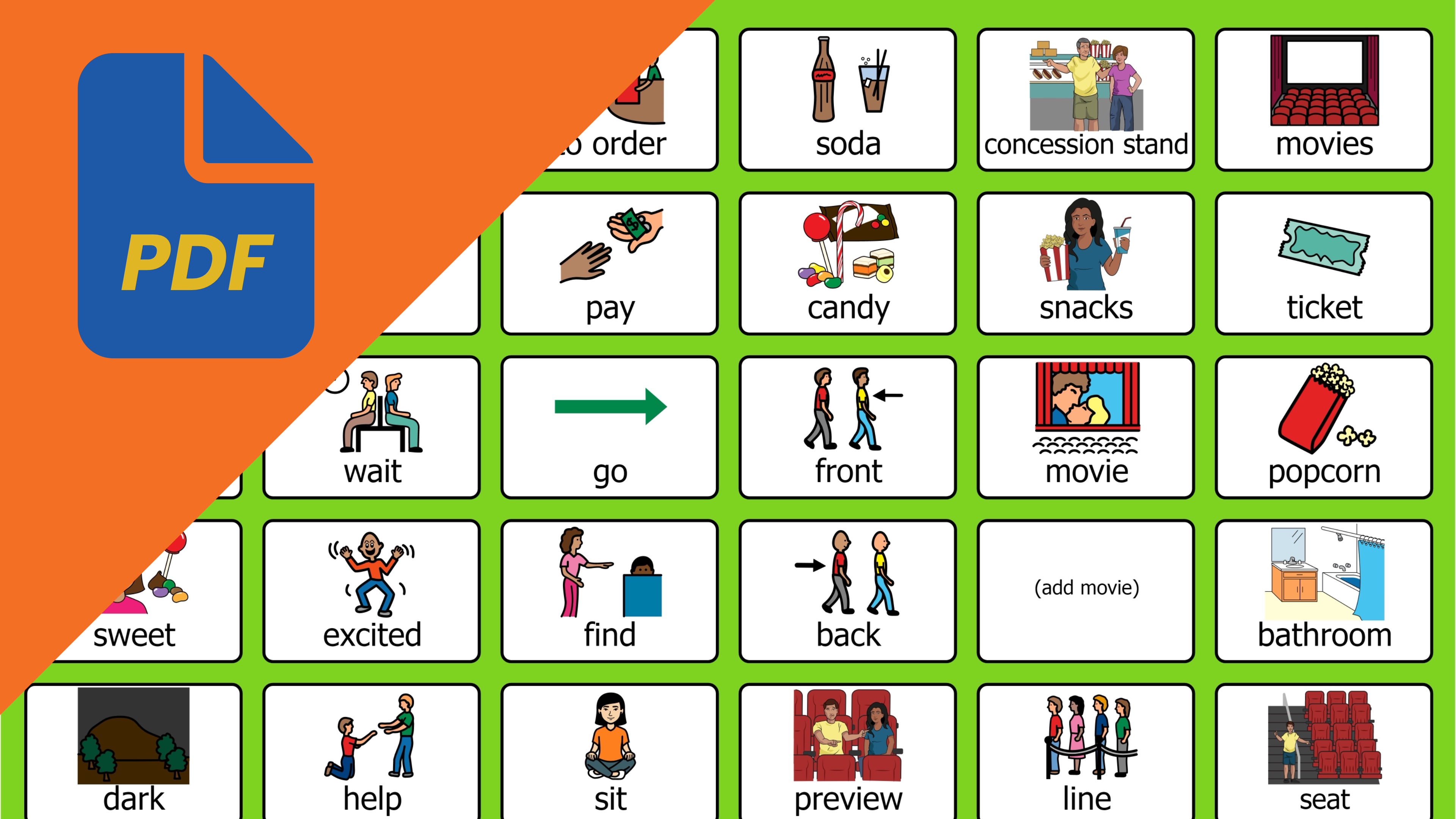 Movie Theater Communication Board