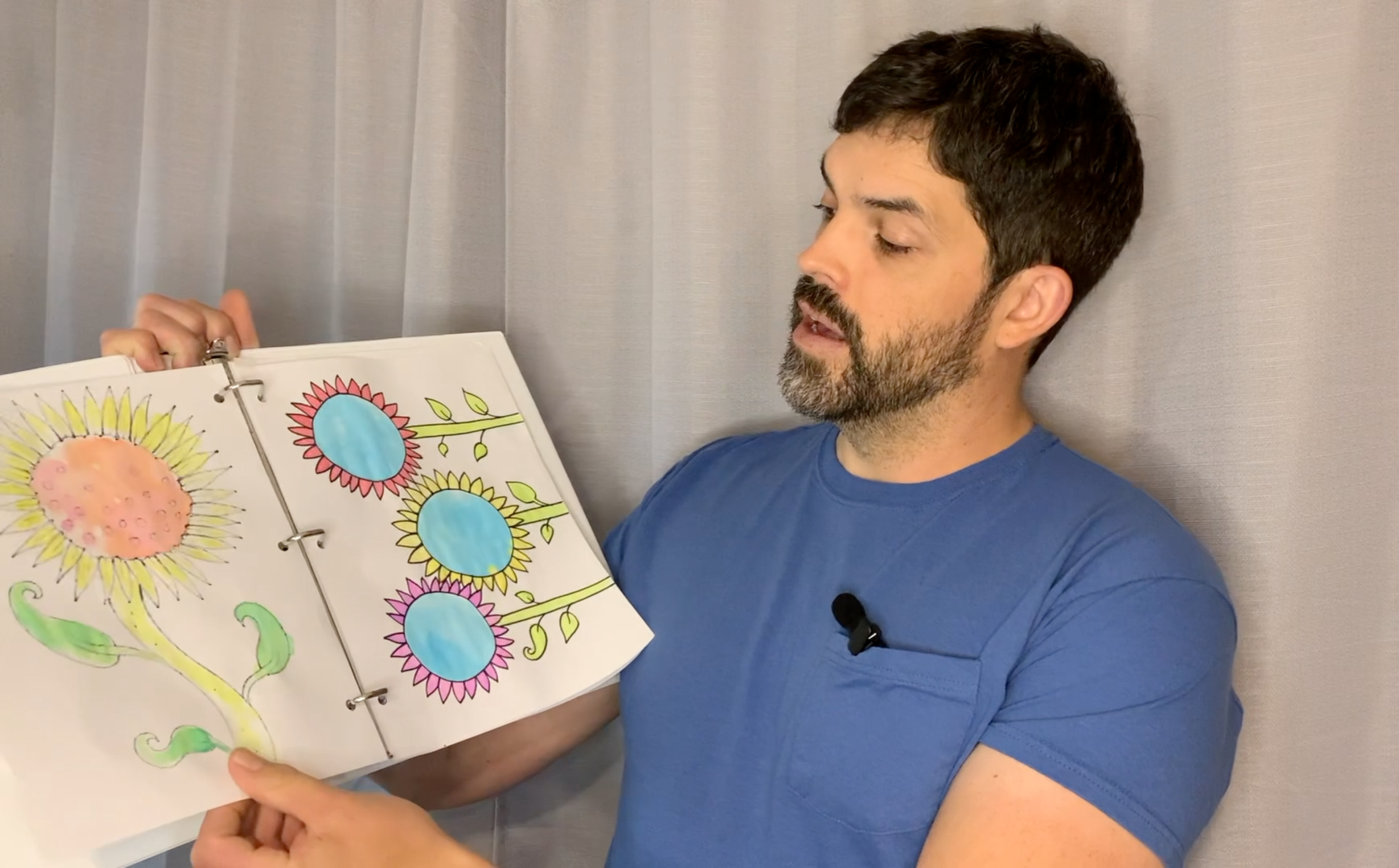 Watercolor Sunflower