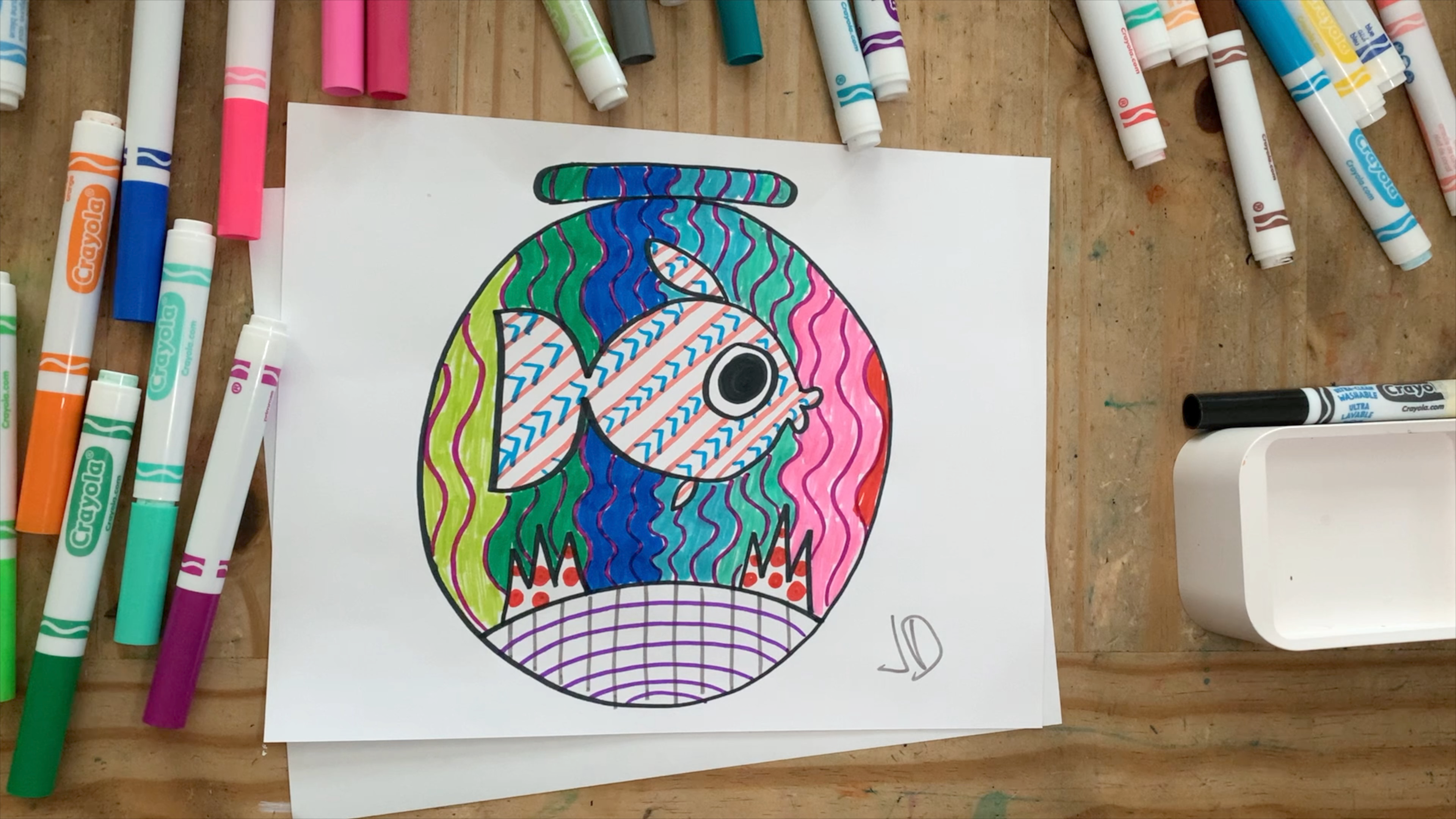Pattern Fish Bowl