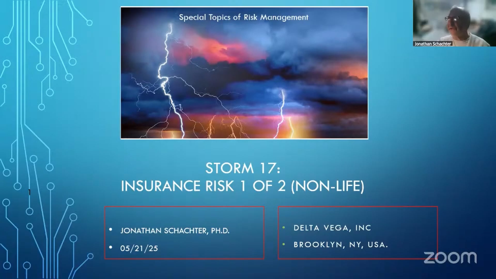 STORM S1E17- Insurance Risk 1 of 2 - Non-Life