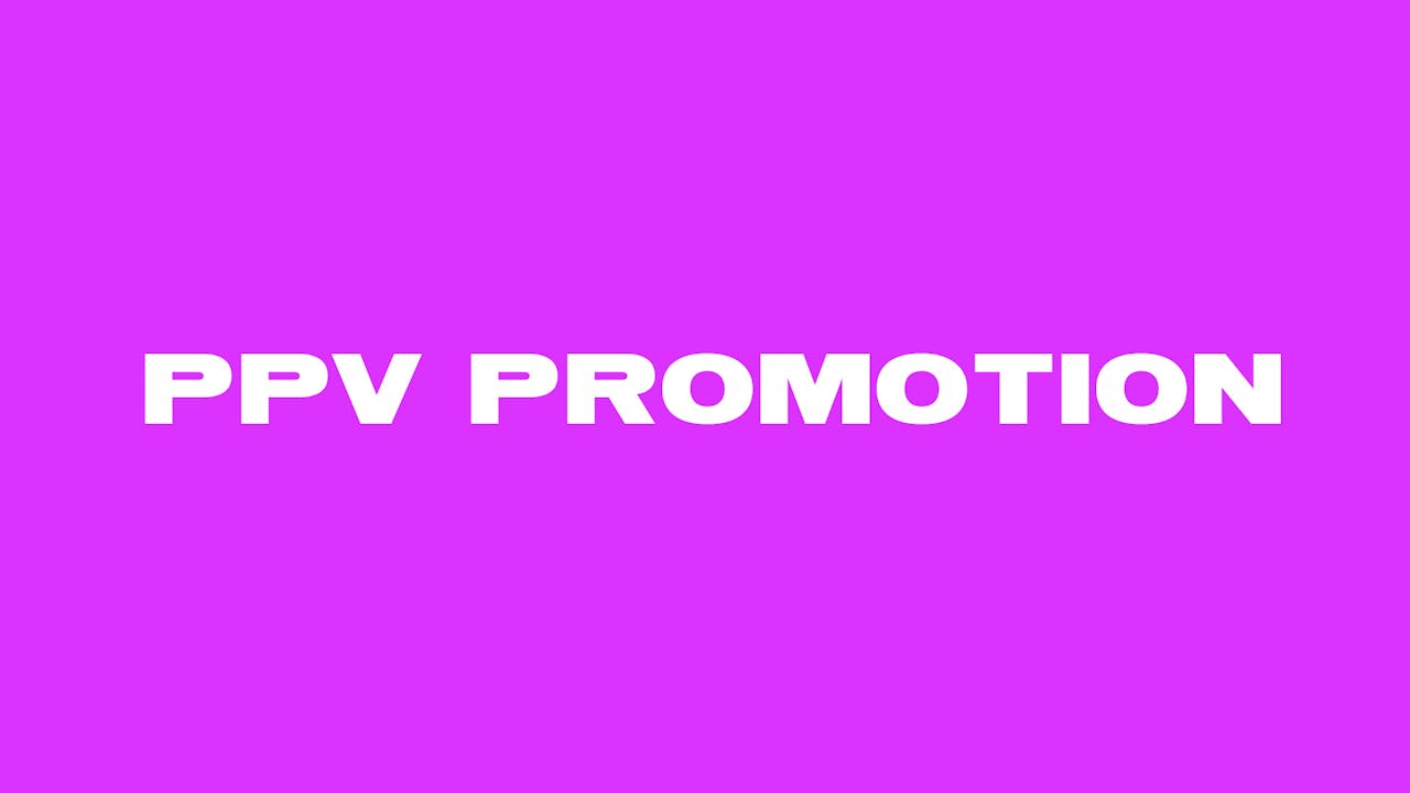 Promoting a PPV in the Carousel