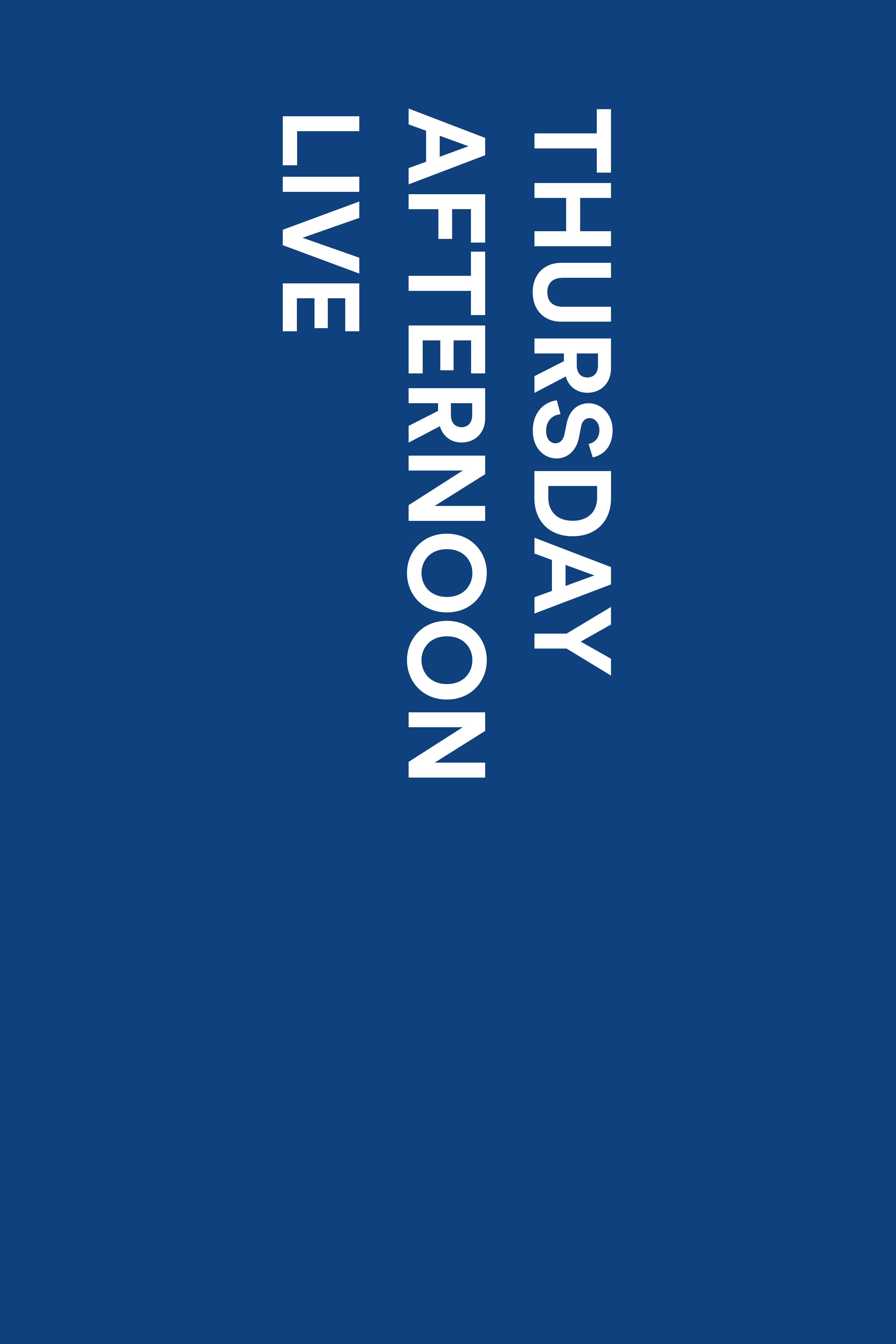 Thurs Afternoon Live