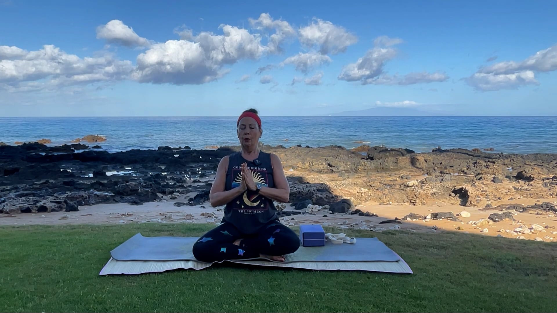 7-22-24 Gentle Beach Yoga: Focus on standing poses and relaxation.
