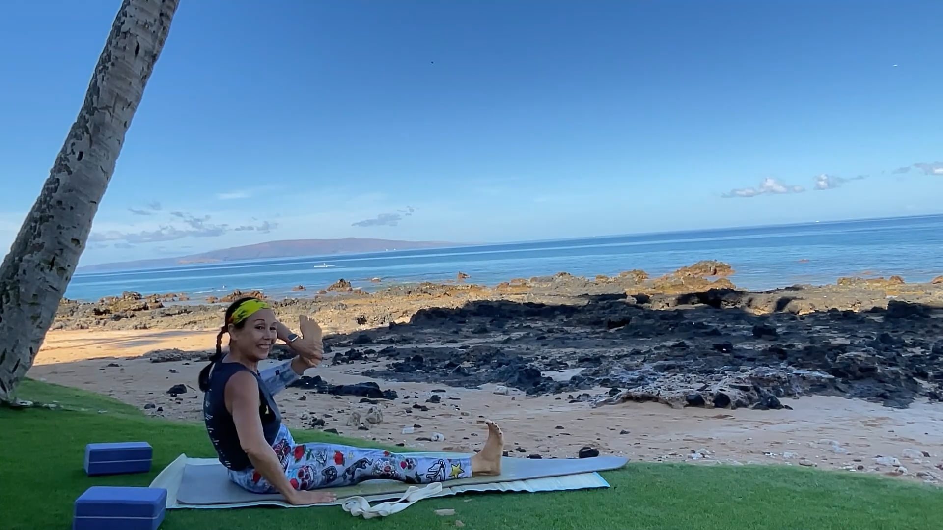 5-27-25  Gentle Beach Yoga: total body strengthening and stretching